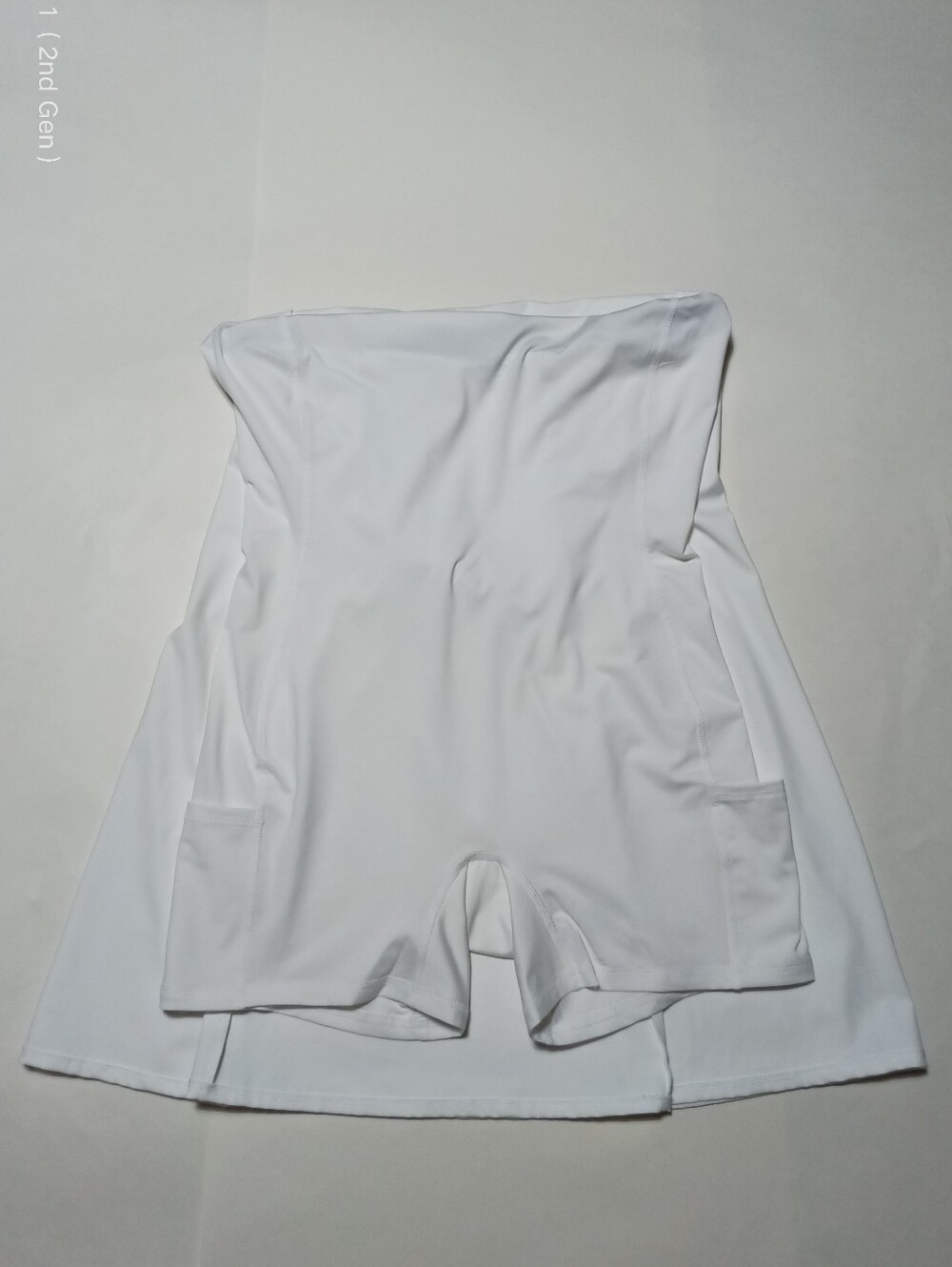 Ralph Lauren RLX Drywick Interlock White and Navy Strappy Sports Dress Size M - Picture 11 of 11